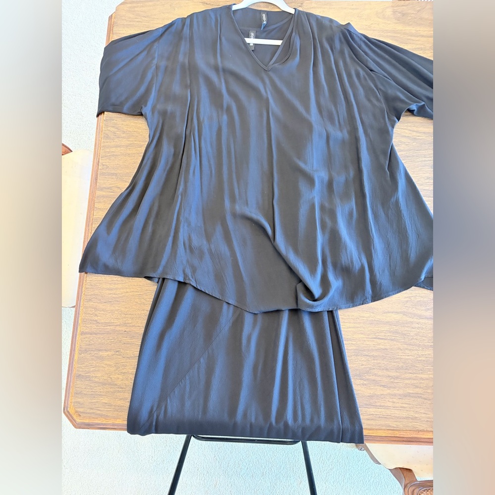 Coco + Juan Elegant Black Two-Piece Set